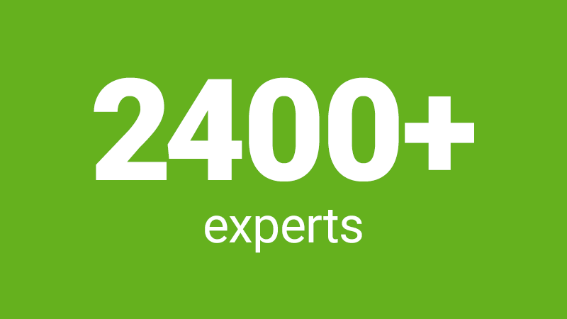 2400+ Experts